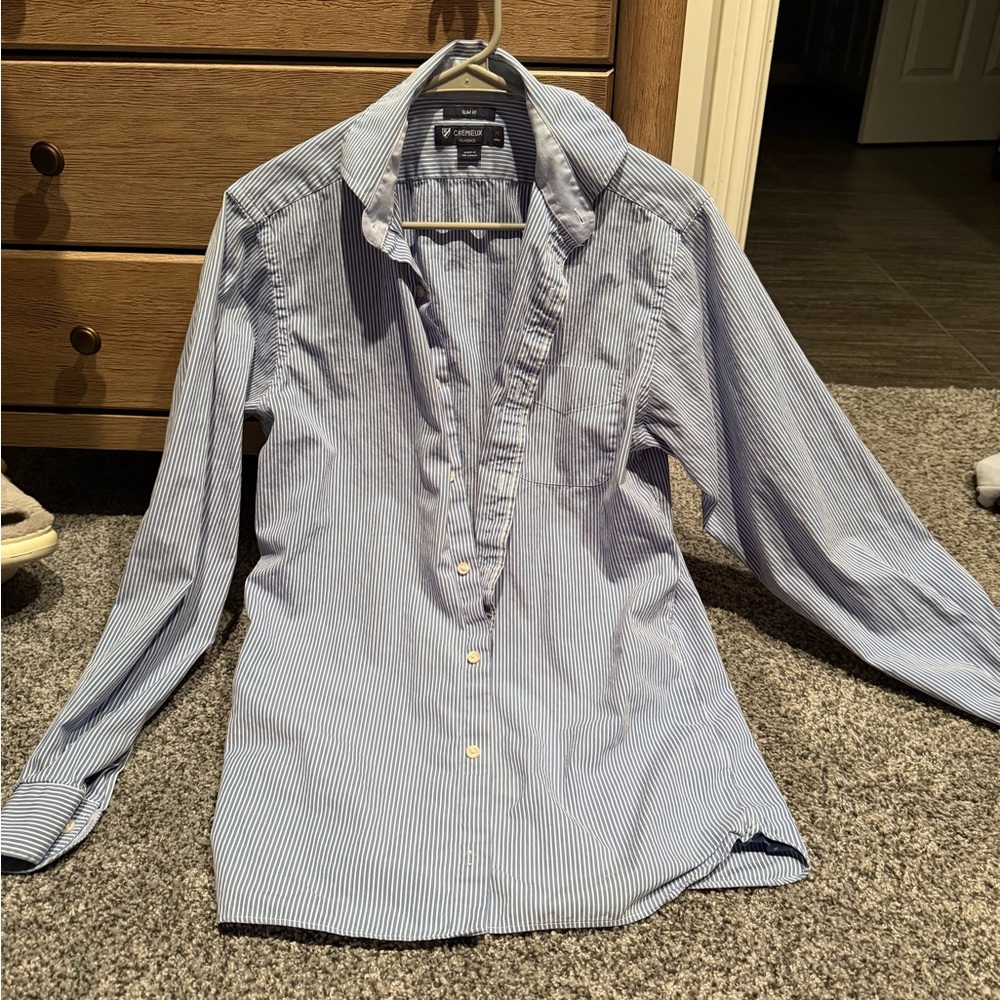 Daniel Cremieux Light Blue Striped Button Down Shirt